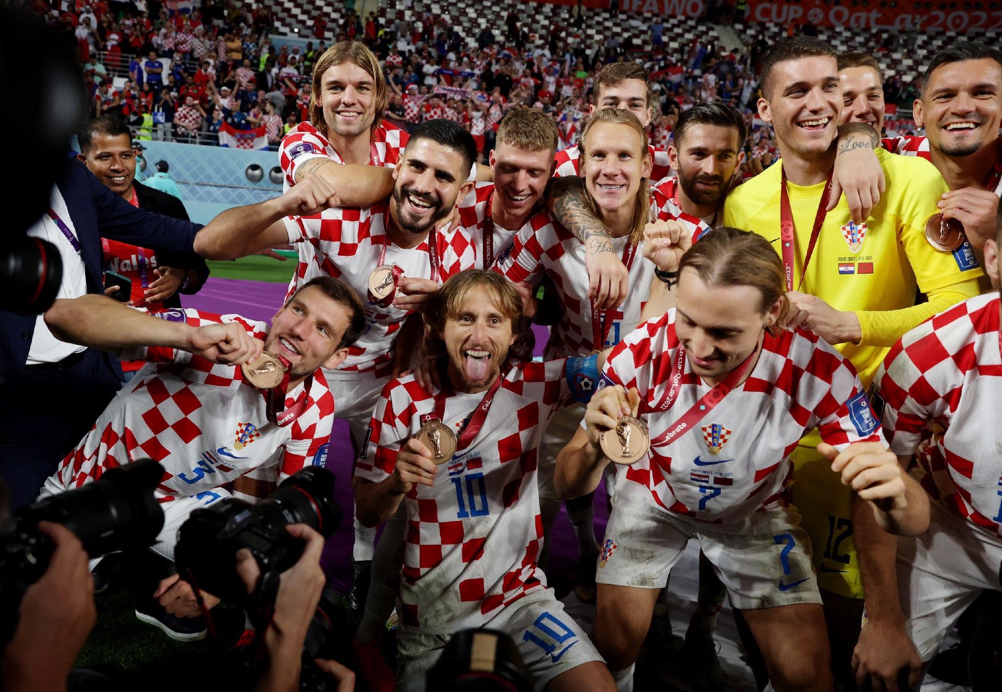 克罗地亚队员展现出伟大实力